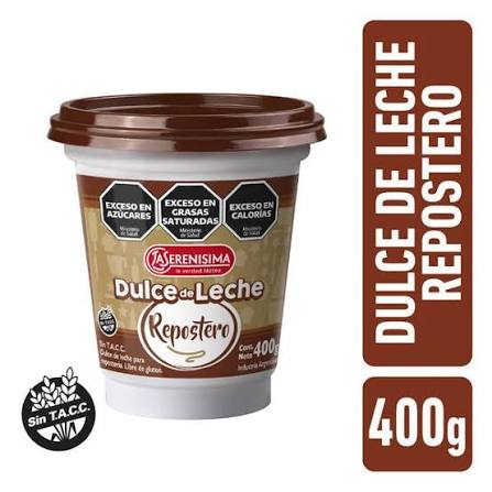 DULCE DE LECHE REPOSTERO LA SERENISISMA 400 GRS    (comprando 2 o más preci